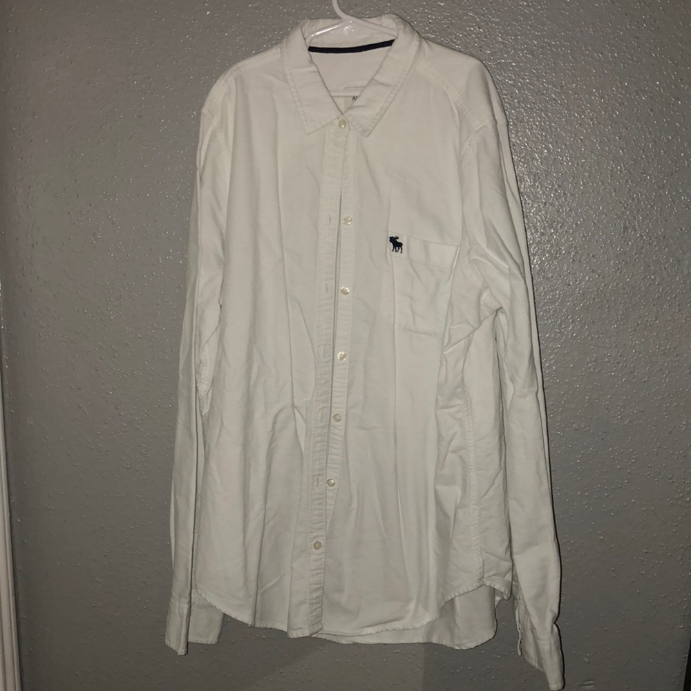 A&F white button down